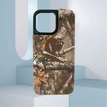 Camouflage Dog Hunting Ducks Element-Design Phone Case, Suitable For IPhone Models 16, 15, 14 Pro Max, 13, 12, 11, XR, XS Plus Phone Cases, Made Of TPU Silicone Material, Providing Shock And Drop Protection, With Drop Protection Function, And Has A Very Good Hand Feel. It Is The Most Suitable Gift For Family, Friends, And Loved Ones. - 黑色LB11 - 查看 4