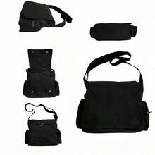 大容量单肩包，翻盖复古斜挎包，月亮、星星和花卉图案，艺术波西米亚风格，适合日常通勤、旅行，是馈赠佳品。 - 多色 - 查看 10