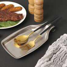1/2pcs Spoon Holder, Ladle Rack, Utensil Organizer Tray, Cutlery Caddy, Kitchen Countertop Utensil Holder, Hotel & Home Self-Serve Buffet Kitchen Supplies Plate Clip Tray, Spatula & Spoon Rack/Tray, Cookie, Snack, Fruit Plate, Kitchen Accessories, Kitchen Spoon Rack/Stand, Cutlery Rack, Tea Bag & Spoon Holder - Silver - View 7