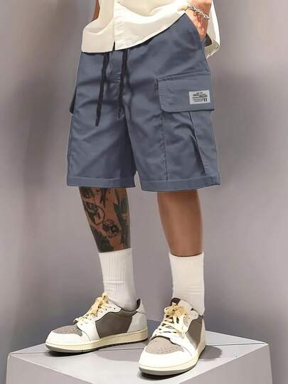 Pantalones cortos deportivos para hombres de talla grande, pantalones casuales de verano tipo mono, pantalones de chándal, pantalones cortos de playa ligeros y duraderos con una entrepierna de 5 pulgadas, adecuados para correr, viajes al aire libre, playa, compras, citas, uso diario, regalo del Día del Padre