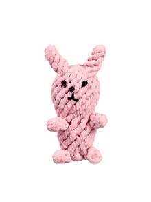 1pc/2pcs Colorful Handmade Woven Rope Dog Toys, Cute Cartoon Animal Shapes Like Bear, Octopus, Duck, Giraffe, Lobster, Puppy, Elephant To Attract Pet's Attention, Durable, Chew Resistant, Stress Relief, Teeth Cleaning, Oral Care, Interactive Rope Toys, Pet Gifts, Pet Supplies - Multicolor - View 13