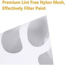 50 Pack Of Paint Strainers, Paint Strainer Paper Cone - 190 Micron Ultra - Flow Blue Fine Mesh Automotive Paint Spray Guns, Resin, Whitee - Initial - View 3