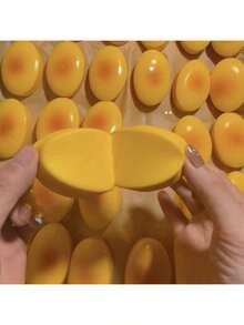 New Slow Rebound Sea Blue Coconut Cheesecake Squeeze Toy, Stress Relief Squishy Toy - Multicolor - View 10