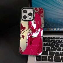 おしゃれなスマホケース  11/12/13/14/15/15pro/15 Plus/15 Promax/7plus/8plus/11pro/12pro/13pro/14pro/11promax/12promax/13promax/14promax/14plus/5 - 半透明の黒 - チェックする 2