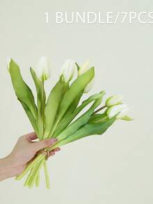 Flower Realm Artificial Tulips Real Touch, High-Quality Best Seller For Hotel, Office & Home Decorations, Wedding Bouquets, Dining Table Decor, Valentine's Day - Multicolor - View 8