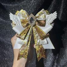 1 trâm cài nơ trang trí dễ thương, cánh thiên thần thủ công DIY, gậy cổ vũ thần tượng Otaku, phụ kiện trang phục cosplay, trang trí túi Lolita - Nhiều màu - Xem 22