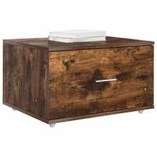 vidaXL Armadio da tiro con roue Chêne fumé 55 x 45 x 31 cm - Castano - Visualizzare 3