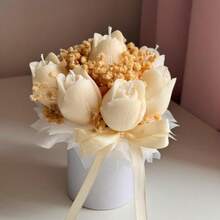 4-teiliges Tulpen-Blumen Silikonform Set aus Harz - mit Knospen-Tulpen Designs für Sträuße, DIY Aromatherapie Wachsschmelzen & dekorative Kerzen, ideal für Valentinstag, Ostern, Muttertag, Weihnachten, Geburtstag & Jahrestag Deko/Geschenke, wiederverwendbar und leicht zu entformen - Vier Tulpenformen - Übersicht 9