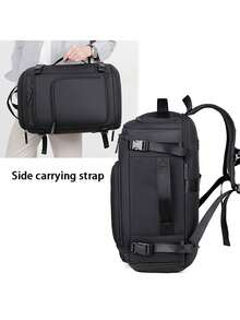 大容量旅行背包，带鞋仓，户外徒步旅行背包 - A - 查看 8