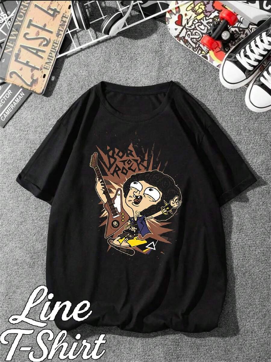 Jorel's Brother T-Shirt - National Animation Cartoon - Unisex - Men's/Women's - 100% Cotton - Top Premium Streetwear - New Release - Immediate Shipping - Various Colors!! - 喬雷爾的兄弟 4 - 查看 1