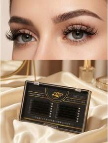 Single Lash Extensions Kit - Nano Velvet Individual Lashes For Natural Volume, Multiple Lengths With Antibacterial, DIY Lash Set For Everyday Glam - 濃密款 - 查看 12