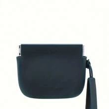 1pc Dog Treat Pouch, Mini Portable Pet Treat Bag With Auto-Closing Feature, Feed Treat Reward Dog Treat Pouch, Pocket Size, Easy To Clean, Ideal For Pet Travel Or Outdoor Use, One-Hand Open/Close Treat Bag, Uninterrupted Dog Training Rewards - 深綠色 - 查看 9