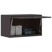 vidaXL Armadio murale per garage Nero 60 x 33 x 35 cm - nero - Visualizzare 3