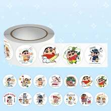 1套/500张 流行新材质，图片卷轴，贴纸，可爱卡通，经典动漫周边，DIY贴纸，新年礼物，情人节礼物，复活节礼物 - 彩色 - 查看 5