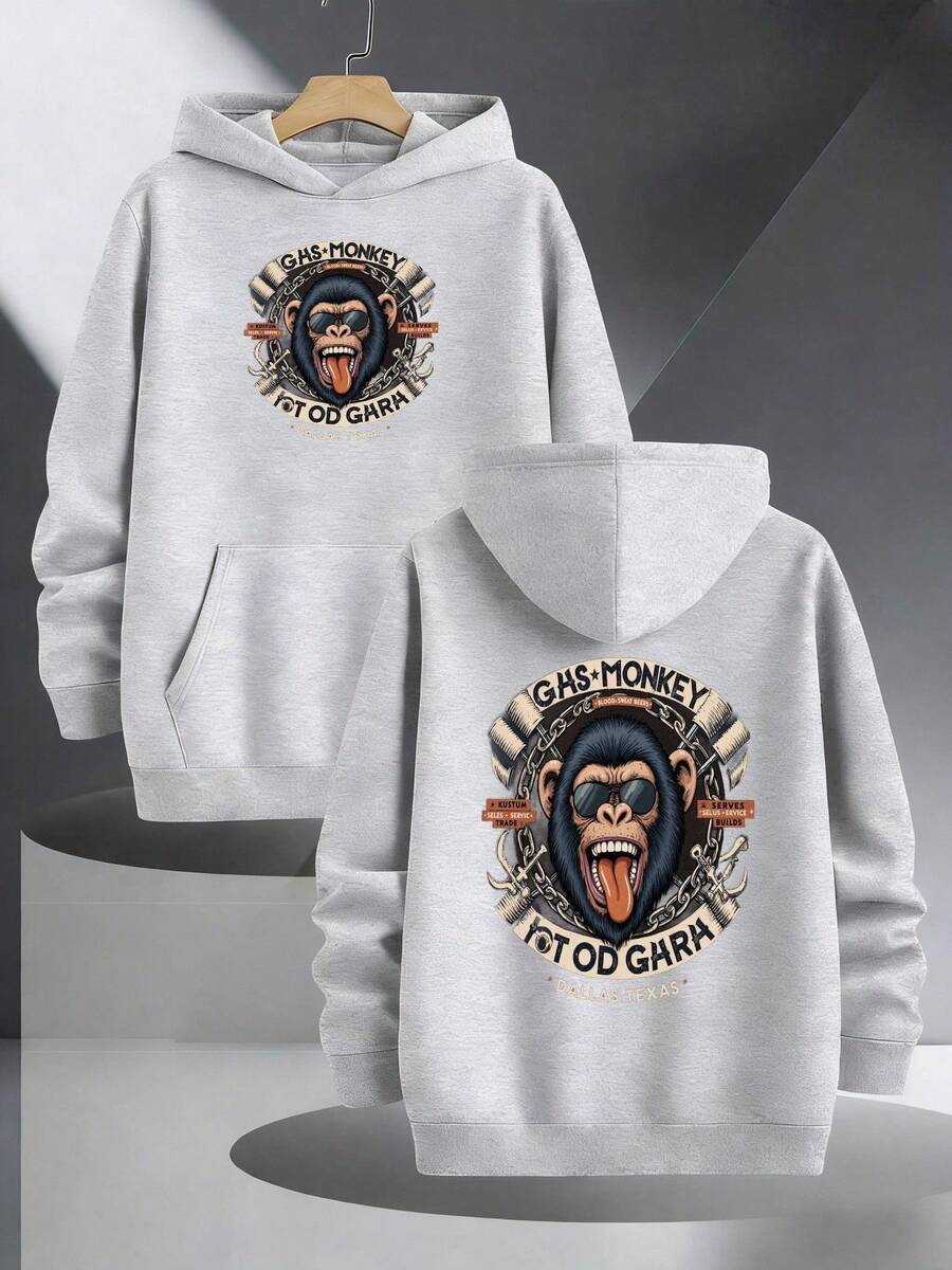 Men's Winter Hoodie CFEH - Grey - View 1