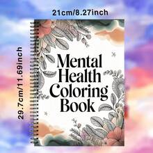 Mental Health Coloring Book For Adults, 20 Pages Of Motivational Quotes & Aesthetic Patterns, Mindfulness Gift For Anxiety Relief, Large A4 Size Stress-Relieving Mandalas, Perfect Self-Care Gift - CD0015 - Xem 6