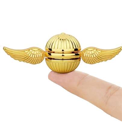 Spinner mágico para los dedos: alivia el estrés, mejora la concentración, adecuado para adultos, ayuda a aliviar la ansiedad, ¡etc.! Spinner para los dedos, un regalo pequeño ideal para Navidad, cumpleaños y fiestas de Pascua, Spinner de metal mini para los dedos.
