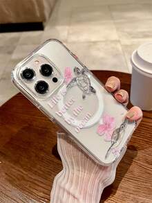 1 chiếc ốp lưng bảo vệ sạc không dây từ tính hình rùa biển hoa lá, trong suốt, chống rơi vỡ, chất liệu mềm + cứng, thích hợp làm quà tặng ngày lễ, tương thích với iPhone 15 16 Pro/Pro Max/14 15 16 Plus, chống bám vân tay và chống trầy xước, bề mặt trong suốt bóng. - Nhiều màu - Xem 1