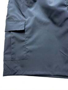 Plus Size Men's Sports Shorts, Summer Casual Jumpsuit Pants, Jogging Pants, Lightweight Durable 5-Inch Inseam Beach Shorts, Suitable For Running, Outdoor Travel, Beach, Shopping, Dating, Daily Wear, Father's Day Gift - Grey - View 7