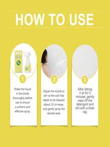 JUE FISH 多用途墙面清洁剂、墙面污渍去除剂、水渍去除剂、墙面霉菌去除剂、浴室清洁剂 - 圣诞节、情人节、送给家人和朋友的礼物（随机新旧版本） - 彩色 - 查看 4