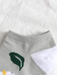 5双女士个性化船袜/隐形袜 - 彩色 - 查看 7