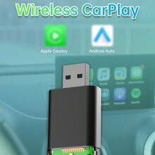 A Wireless 2-In-1 CarPlay And Android Auto Adapter, Compatible With IOS 10+ And Android 11+ And Above Versions, Suitable For 90% Of Mobile Phones, No Battery Required, Plug And Play, No Delay, Including Two Adapter Cables - TA-b01 - View 7
