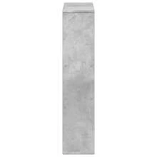 vidaXL Bibliothèque gris béton 63x20x90 cm ingegneria del legno - Grigio - Visualizzare 6