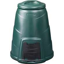 Invopak 220L  Plastic Garden Composter Bin With Hatch And Windproof Lid Ready To Use - Green - Green - View 6