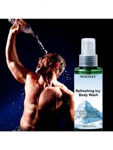 清爽冰感沐浴露，冰爽洁净，快速舒缓肌肤，深层清洁肌肤油脂，持久留香。冰爽触感与温和清洁完美融合，令肌肤焕发活力，全天清爽。男女皆宜，便携包装。