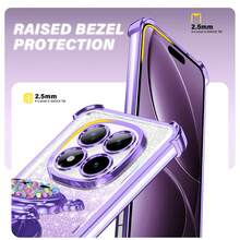 1 pieza Funda de teléfono con esquinas antideslizantes chapadas, compatible con iPhone 17 Pro Max, 16 Pro Max, 16 Pro, 14 Pro Max, 14 Pro, 13 Pro Max, 16, Galaxy S21 5G, S21 Ultra, S22, S22 Ultra, S23, S23 Ultra, S24, S24 Ultra 5G, A14, A33 5G, A53 5G, A54 5G, A52, A52s 5G, A15 5G, A13 4G, A22 4G, A22 5G, A34, A23 5G, S25, S25 Ultra, compatible con carga inalámbrica - Morado - Ver 4