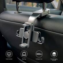 车载头枕手机支架，360°旋转可调节后座手机安装支架 - A - 查看 6
