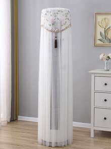 2pcs Cylindrical Air Conditioner Dust Cover, Universal Top Dust Cover, Can Start AC Without Removing The Dust Cover - Multicolor - View 6