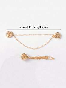 Camellia Flower Pattern T-Shirt With Adjustable Hem, Cuff, And Waist Cincher, Denim Hem Clips, Multi-Function Buttonless Clips For Pants, Sleeves, Skirts And Dresses