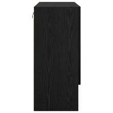 vidaXL Meuble mural Chêne noir 60 x 31 x 70 cm Bois d'ingénierie - Noir - Voir 7