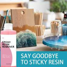 Epoxy Resin Cleaner & Remover, Comfortable Cleaning Agent Used To Remove Uncured Resin, Glue And Paint From Tools And Molds, Ideal For Artists And Crafters