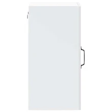 vidaXL Armário mural cozinha com porte en verre Lucca branco brilhante - Branco - Ver 8