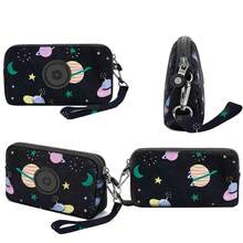 1pcs señoras de nylon compuesto de tela de estilo casual para el uso diario / moda creativa señoras pequeña cartera, billetera pequeña, cartera de estudiante, señoras de regalo, mini cartera, monedero - verde menta - Ver 4