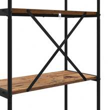 vidaXL Antik-Holzregal 60 x 30 x 146 cm, Holzwerkstoff - Braun - Übersicht 9