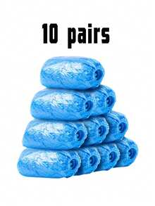 100pcs/Pack Disposable Blue Shoe Covers, Waterproof, Dustproof, Anti-Slip, Universal Size, Suitable For Home Cleaning, Hotel Travel, Outdoor Cycling, Rainy Days, Keep Shoes Clean And Dry,Shoe,Spring Summer Picks,Brides Maid Gifts,Room,Bedroom Decor,Beach,Travel,For Men,For Women,Vacation,Women's Day,Travel Essentials,Wedding Favours,Y2k,Bedroom,Car Accessories Women,Kitchen Deccor,Beach,Summer,Vacation,Holiday,Travel Essential,Going Out Tops,Household Items - Multicolor - View 12