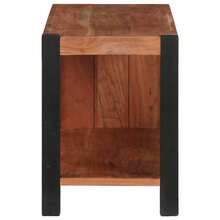 vidaXL Étagère Marron 80 x 30 x 40 cm Massiccio in Bois d'Acacia - Castano - Visualizzare 5