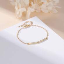 Engraved Name Bracelet With Heart, Personalized Jewelry Gift, Custom Bracelet, Customized Gift For Mom Name Bracelets, Nameplate Bracelet - Multicolor 2 - View 7