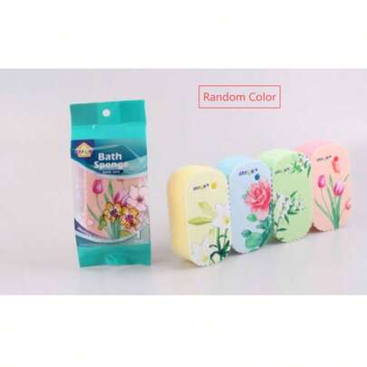 OKS 1PC BATH SPONGE Assorted-Color Bath Puff (Random Color)