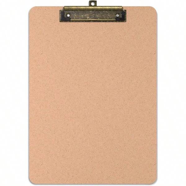 Wood Retro Clipboards, 9x 12.5'' Letter Size Classroom, Students, 8.5x 11'' Decoration Clip Board With Low Profile Copper Clip, Office School Supplies