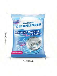 jakehoe 1pc/3pcs/5pcs/10pcs Washing Machine Cleaning Powder. Suitable For Various Washing Machines: Wall-Mounted, Pulsator, Drum, And Old-Style Washing Machines. 1. Place An Appropriate Amount Of The Product Into The Washing Machine. 2. Add Water And Run For About 5 Minutes For The Product To Fully Dissolve. If The Dirt Buildup Is Severe, It Is Recommended To Soak In 40°C-60°C Warm Water. 3. Pause The Operation And Soak For 3 Hours. For First-Time Use Or Severe Dirt Buildup, It Is Recommended To Soak For 5-8 Hours. - Multicolor - View 12
