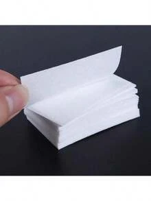 405片装卸甲湿巾，无绒纸巾，凝胶清洁卸妆棉，美甲工具 - 白色 - 查看 4