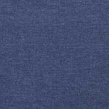 vidaXL Tête de lit Bleu 160x5x118/128 cm Tissu - Bleu azur - Voir 7