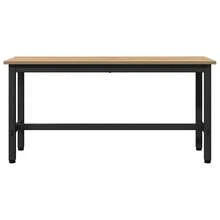 vidaXL Banc de salle à manger Chêne artisanal 100 x 32,5 x 48,5 cm - Tabac - Voir 4