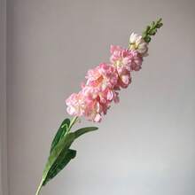 85厘米人造紫罗兰仿真丝花，带叶子，适用于花瓶插花、婚礼摄影道具、仿真花束 - 彩色 - 查看 8