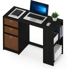 Computer Study Writing Desk, Espresso, Model:15110EXBR - Espresso - View 6