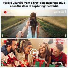 W630 4K HD Video/Photo Women's Fashion Portable Smart Glasses, Men's Smart Glasses, Featuring AI Recognition, Translation, And Protection Functions. Women's Glasses, Men's Glasses, Suitable For Casual Wear, Home Office, And Outdoor Sports Scenarios. - 黑色(變色鏡片) - 查看 6